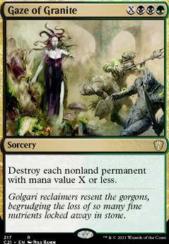 Gaze of the Golgari Charm (Standard MTG Deck)