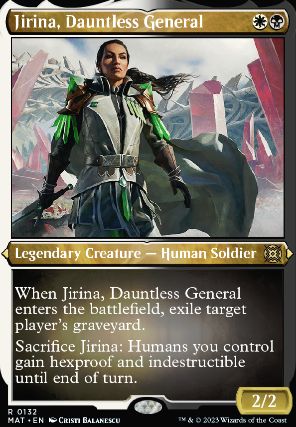 Jirina Kudro (Commander / EDH MTG Deck)