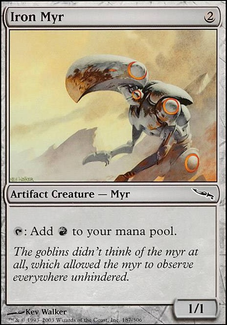 Competitive Myr Deck Modern Mtg Deck