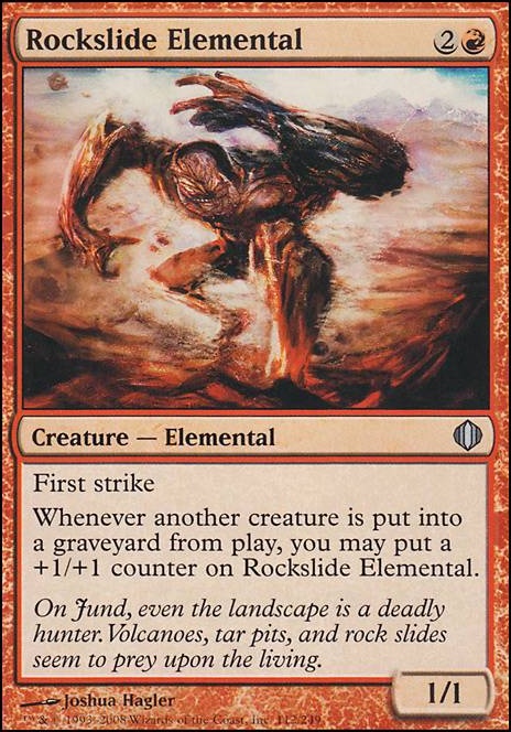 Raging Elemental(Omnath elemental tribal EDH) (Commander / EDH MTG Deck)