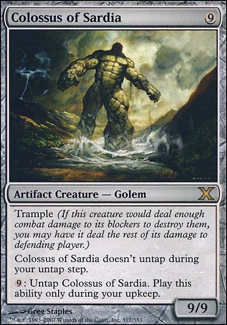 Golem Commander (Commander / EDH MTG Deck)